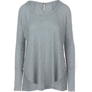 Free People Ventura Drippy Thermal Long Sleeve Sweater